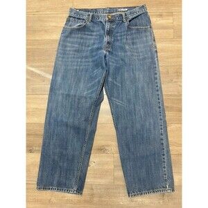 Levis Silvertab Jeans Baggy Straight Blue Street 36x30 Vintage Y2K Excellent